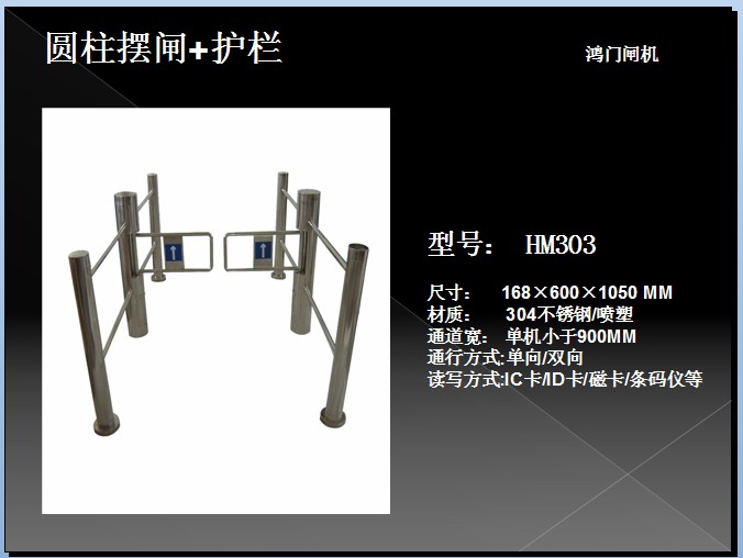 武汉新洲区圆柱摆闸